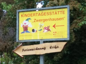 Hinweisschild